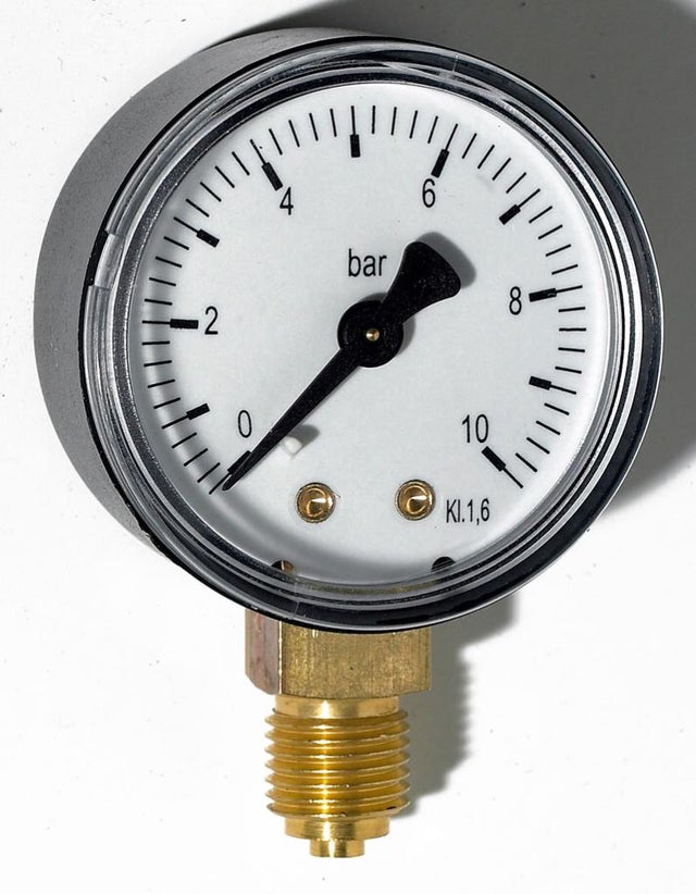 Manomètre pression eau froide radial 0-10 bars pas cher