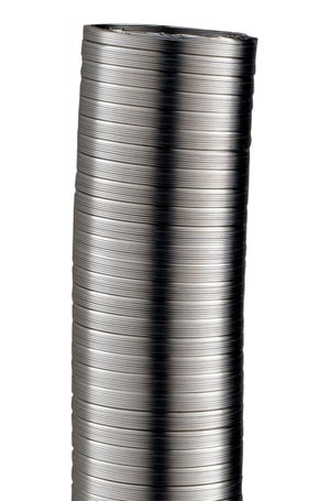Tuyau d'évacuation Flexible Combi en Aluminium et PVC Ø 152 mm x 3 m -  Idéal Pour Hotte Aspirante, Ventilateur, Extracteur de Fumée en 150 mm -  DN150
