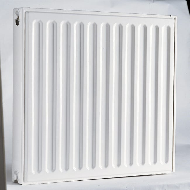 Radiateur eau chaude horizontal EQUATION Adapt blanc, 900W H.70 x l.60 cm
