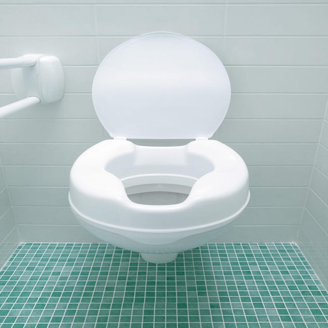 Rehausseur WC - Hauteur 10 cm - Avec abattant - Ataptable aux toilettes -  Cdiscount Bricolage