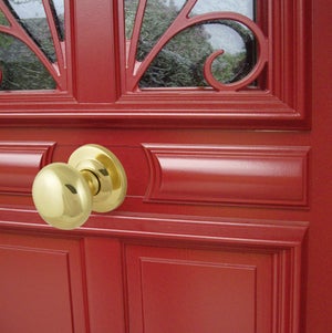 Poignée de bouton de boule ronde de serrure de porte avec la clé