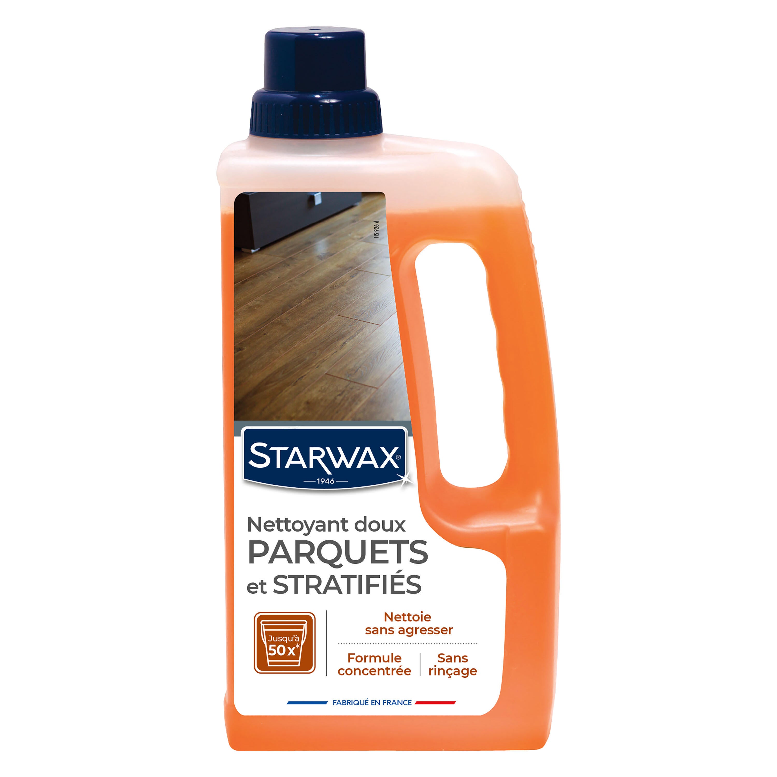 Nettoyant doux parquet et sol stratifié STARWAX 1 L