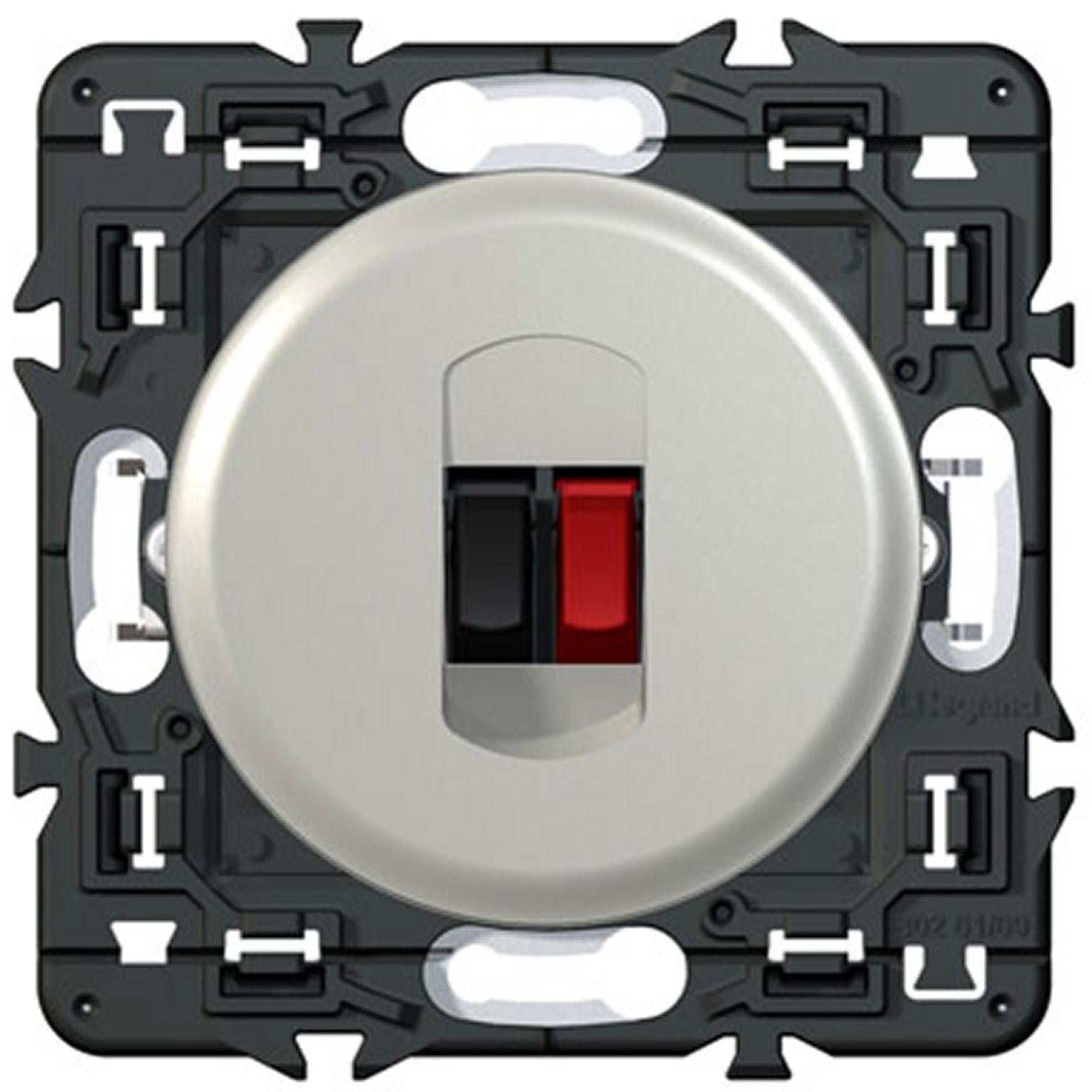 Prise hautparleur, à assembler Céliane, LEGRAND, titane Leroy Merlin