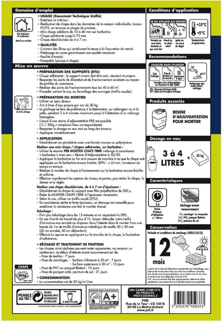 Chape liquide en sac leroy merlin best sale