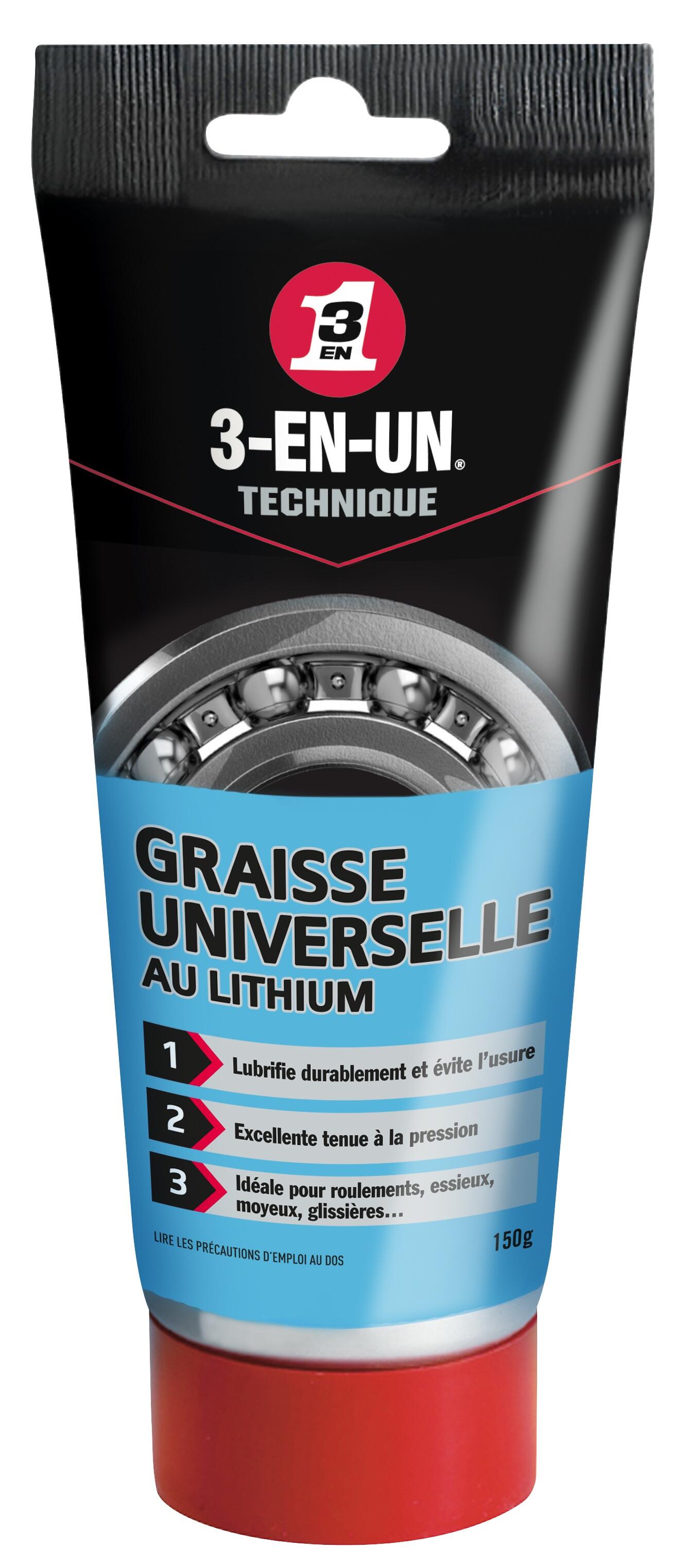 Graisse universelle au lithium en tube, 150 g 3-EN-UN TECHNIQUE