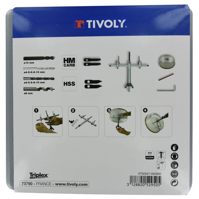 Scie cloche multi-matériaux Diam.60 mm XT505220014 - TIVOLY ❘ Bricoman