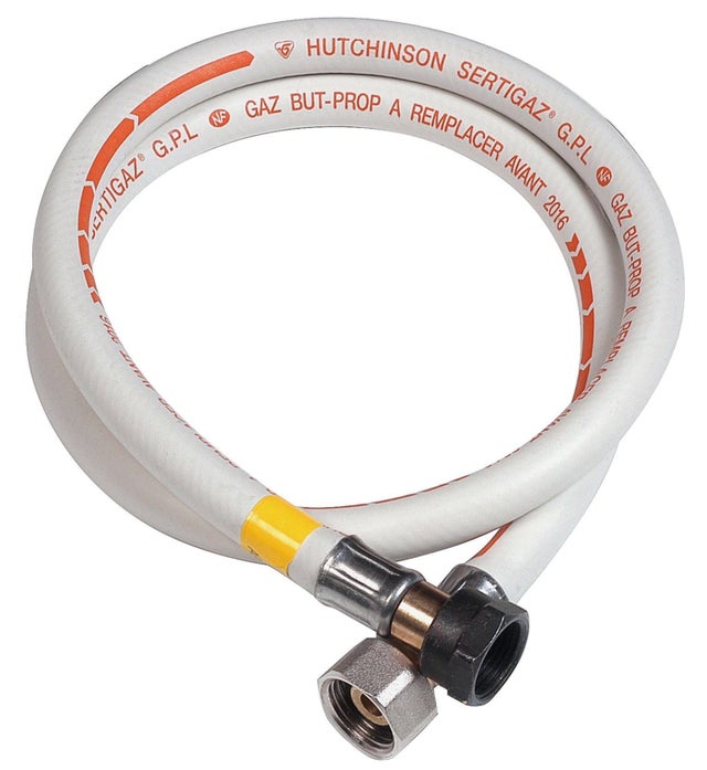Tuyau flexible pour gaz butane et propane - 1.25 M - EUROGAZ