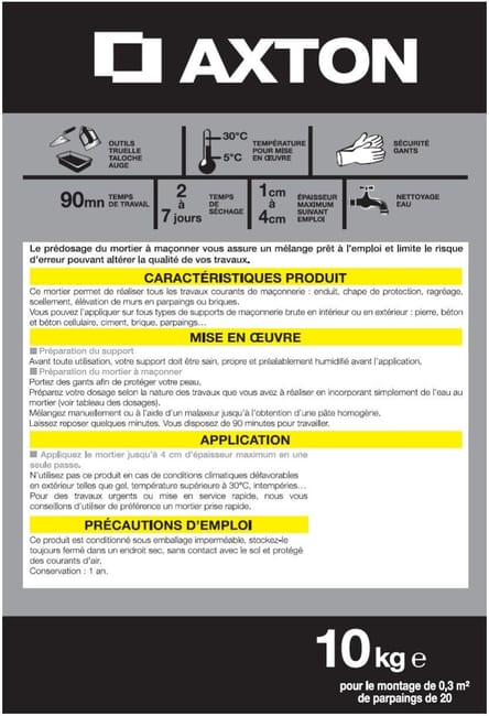 Ciment pret al sales emploi leroy merlin