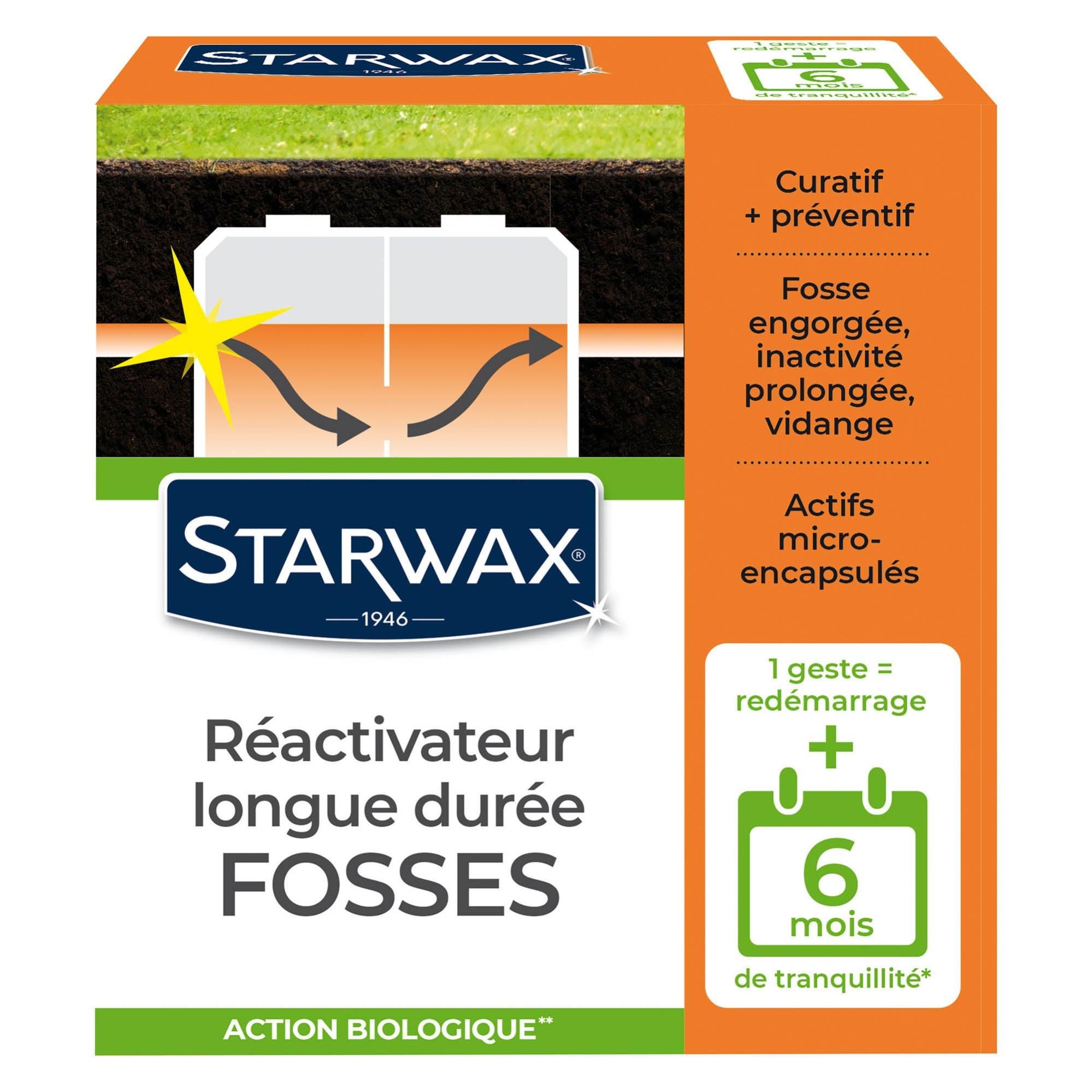 Traitement réactiveur biologique micro capsules 500 g STARWAX 0.5 kg