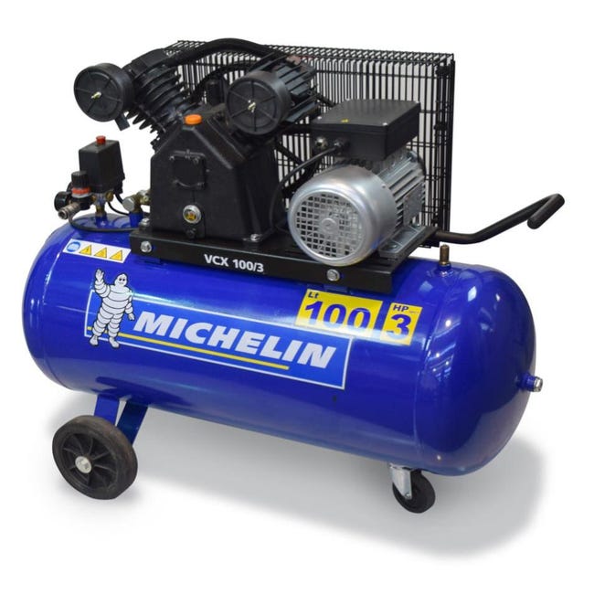 Michelin Compresseur 100 litres 3HP - 230 Volt 1129102951 