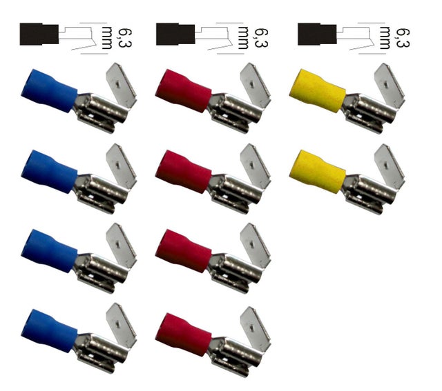 Coffret de 100 connecteurs de fil thermosoudable, etanche et isolés