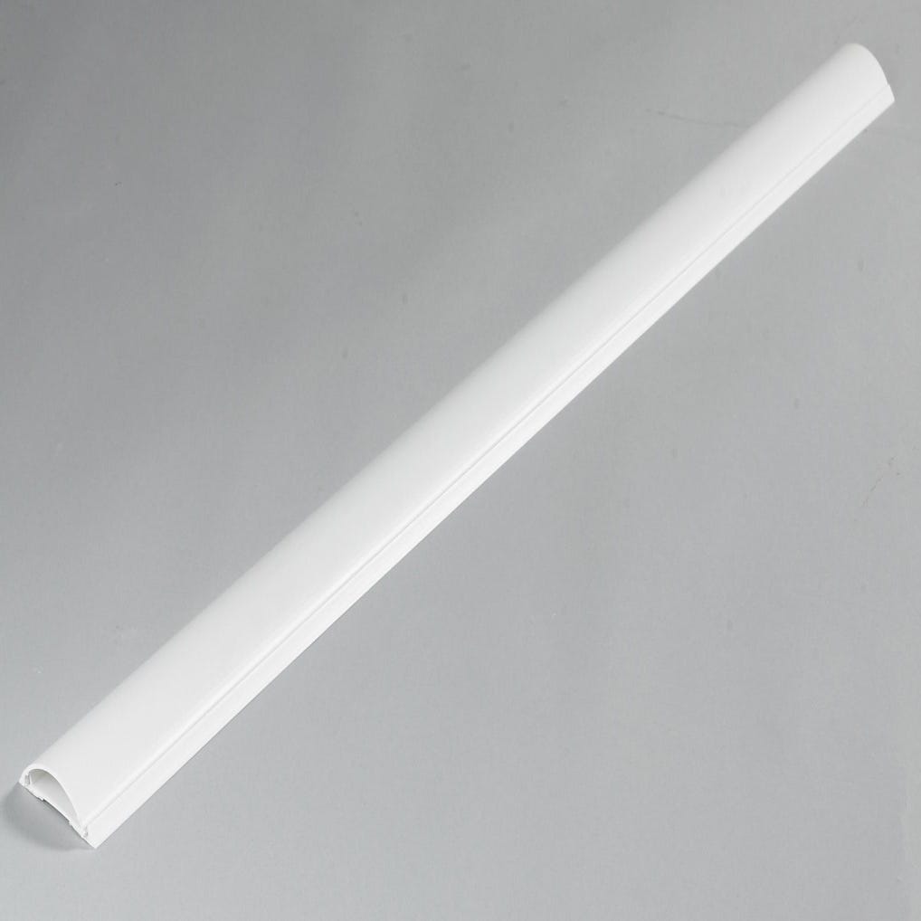 DECOSA Moulure clipsable Tine (cache-câble TV et ruban LED - 4 clips de  fixation inclus) - polystyrène extra dur - 19x65mm - long. 2 m - 1 pce