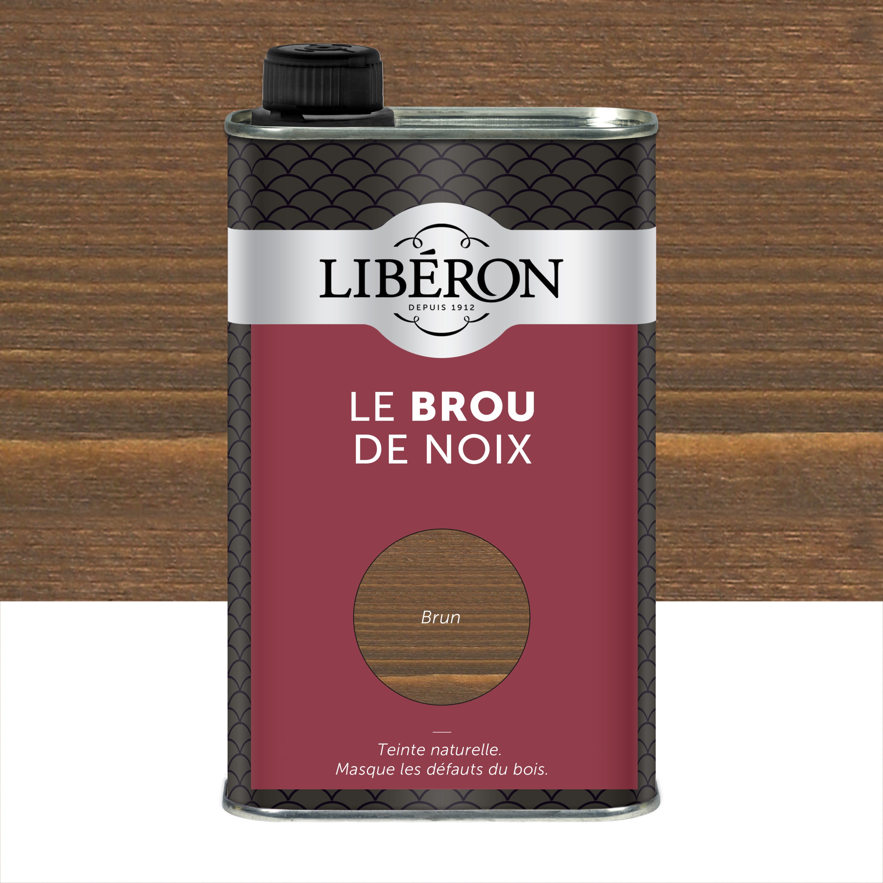 Brou de noix LIBERON, 0.5 l, brun foncé