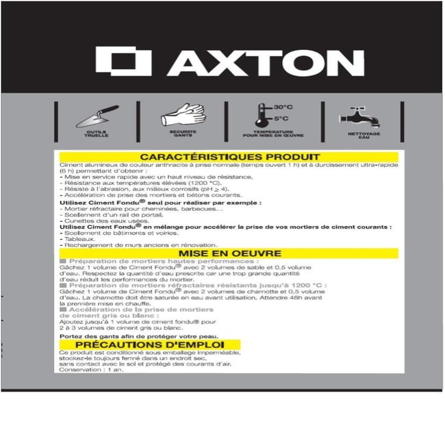 Ciment prompt AXTON, 5 kg