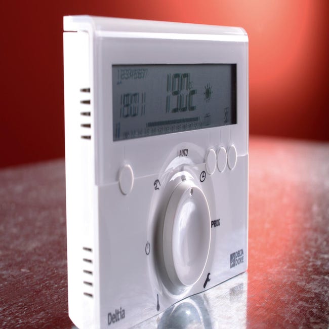 Thermostat programmable filaire simple d'utilisation - Delta Dore