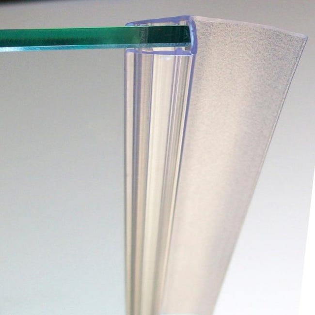 Joint d'étanchéité longue lèvre translucide, L.100 cm pour verre