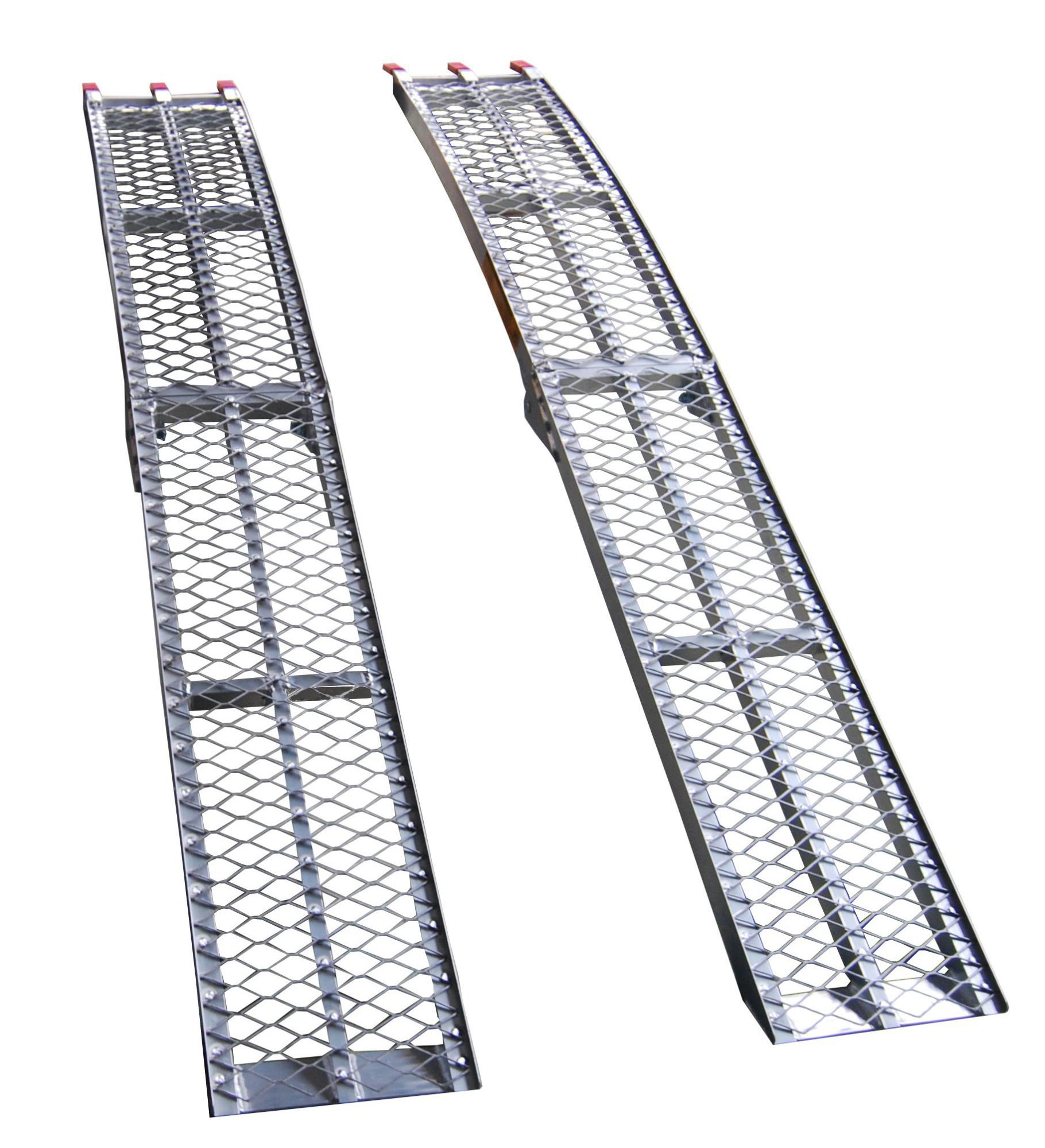 Rampes de chargement droite ou courbée en aluminium – 1000 kg