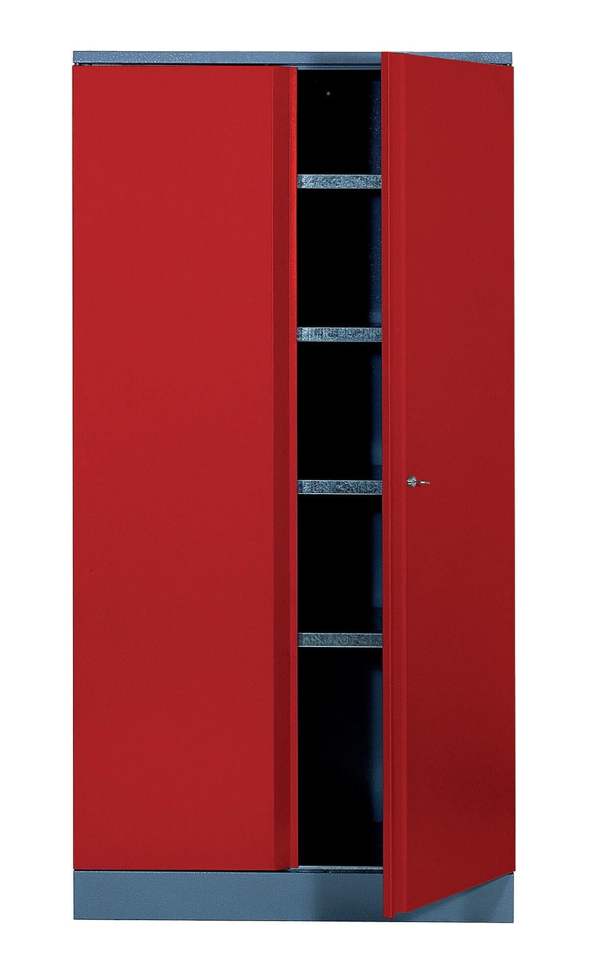 Armoire de rangement en métal rouge KUPPER 45.5 cm 2 portes