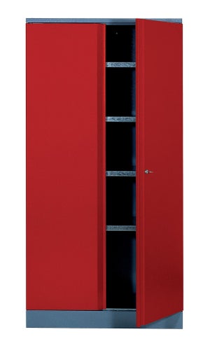 Armoire de rangement en métal rouge KUPPER 45.5 cm 2 portes