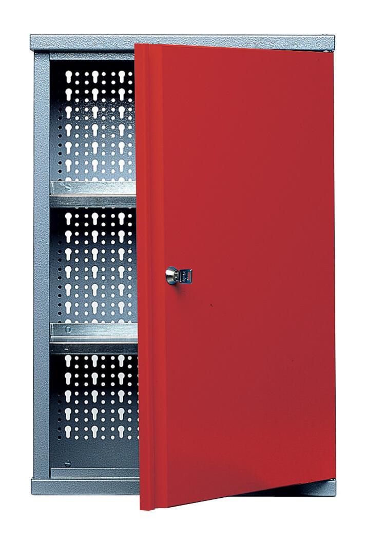 Armoire de rangement en métal rouge KUPPER 40 cm 1 porte Leroy Merlin