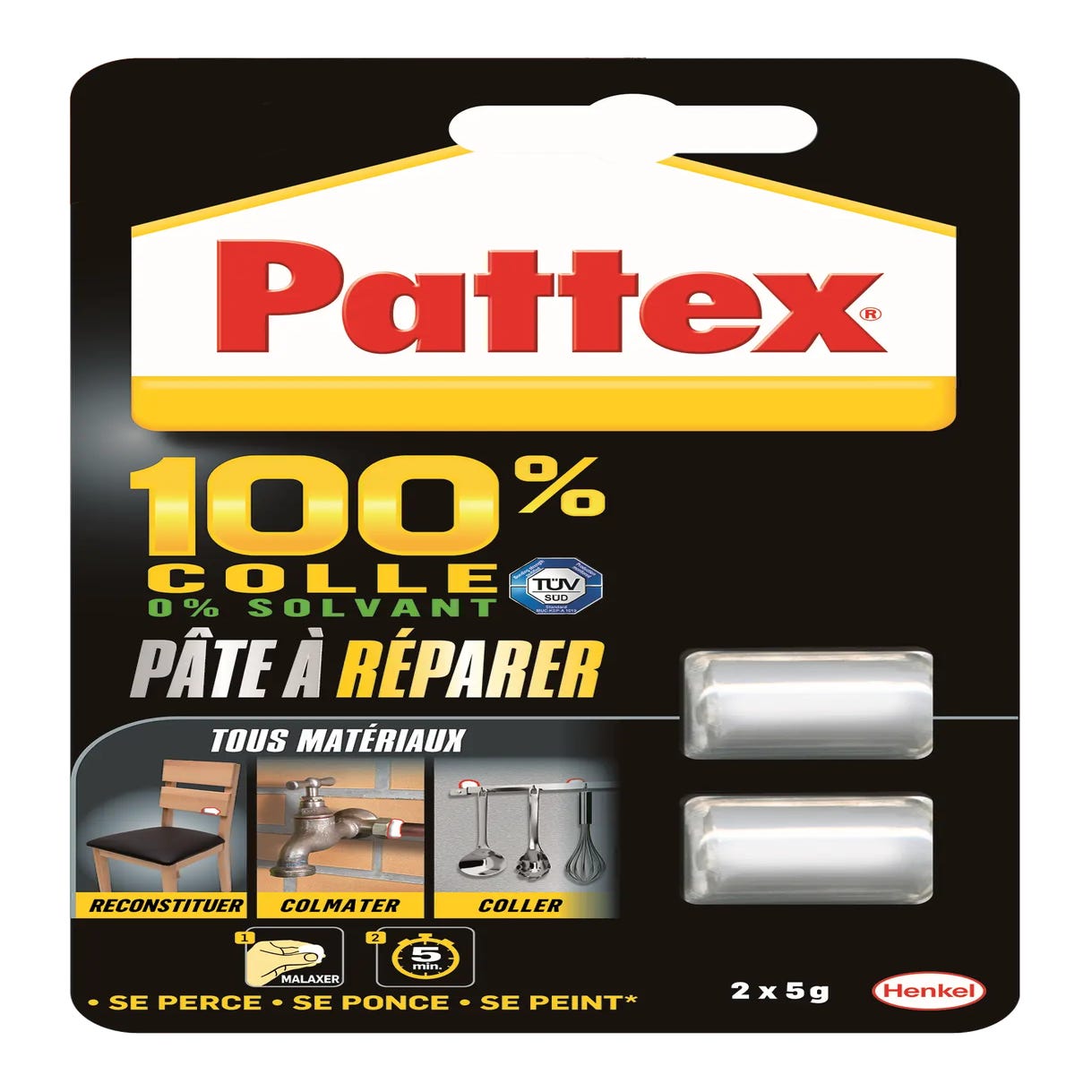 Pâte à réparer Pate a reparer PATTEX, 10 g