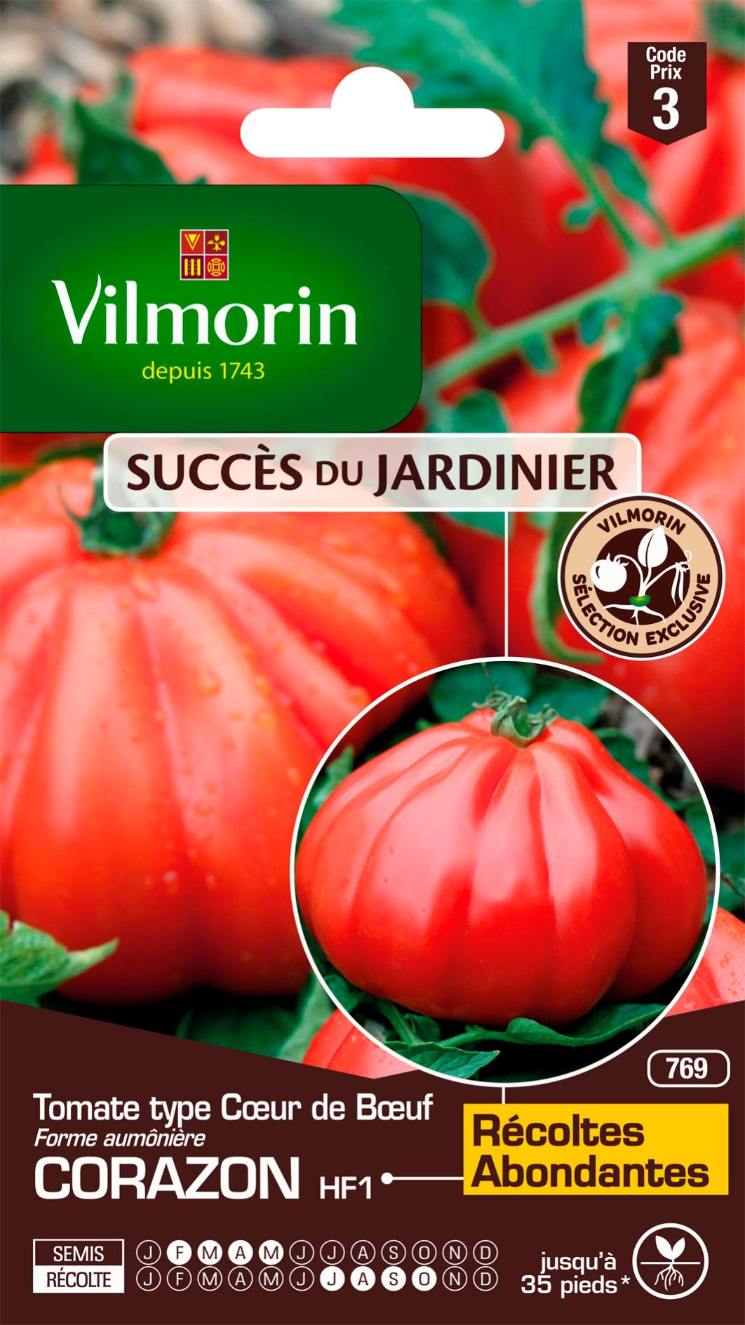 Tomate coeur de boeuf VILMORIN 0.2 g