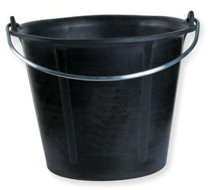 Aubry Gaspard - Seau à pellet en métal noir L.22 x l.22 x H.50 cm