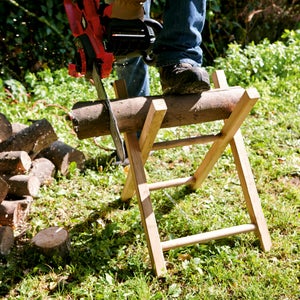 Timber Croc Chevalet de scie réglable | Chevalet de sciage en acier pour  couper le bois | Support de coupe de bûches | Tréteau de tronçonneuse 