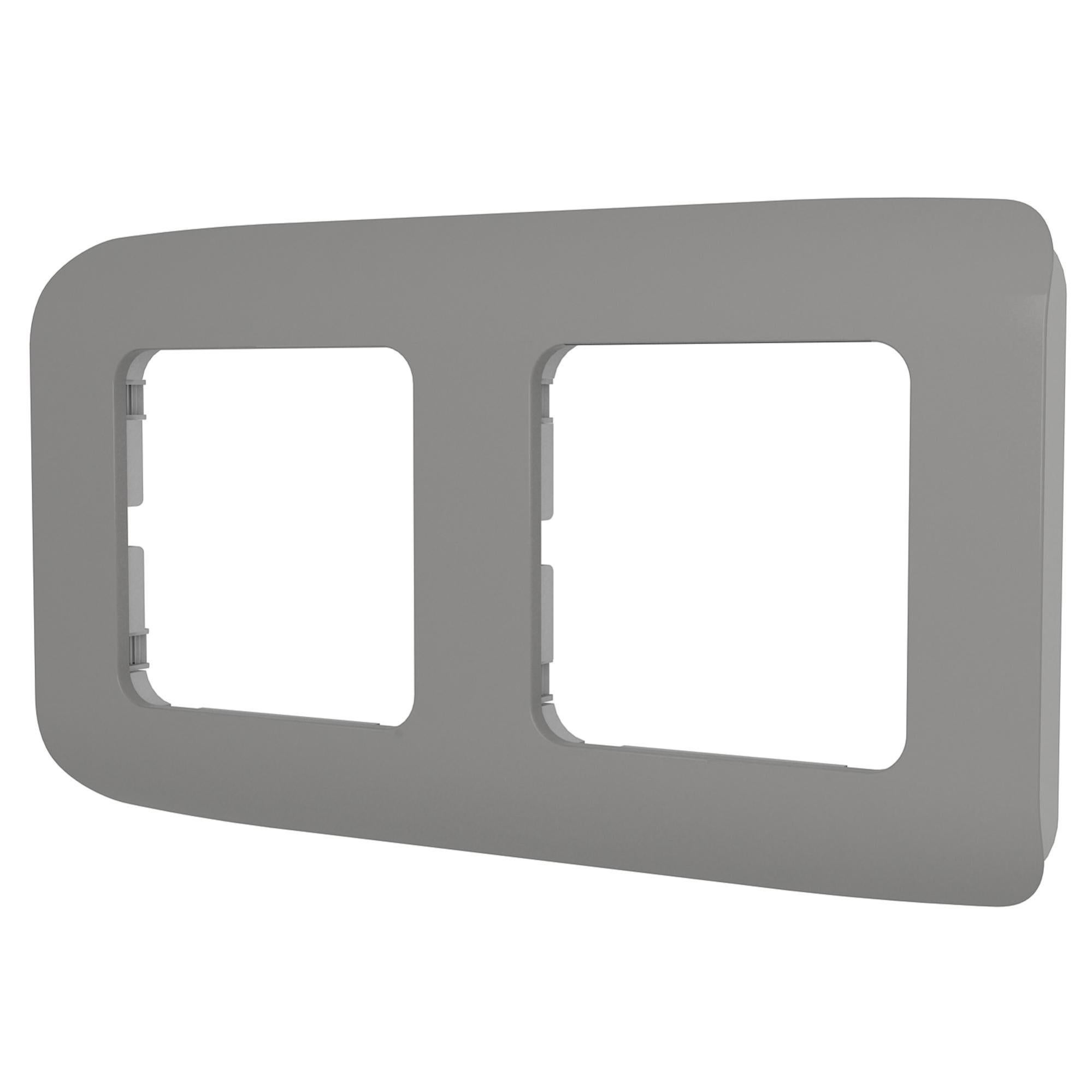 Plaque duplo Cosy, LEXMAN gris galet n?�3 | Leroy Merlin
