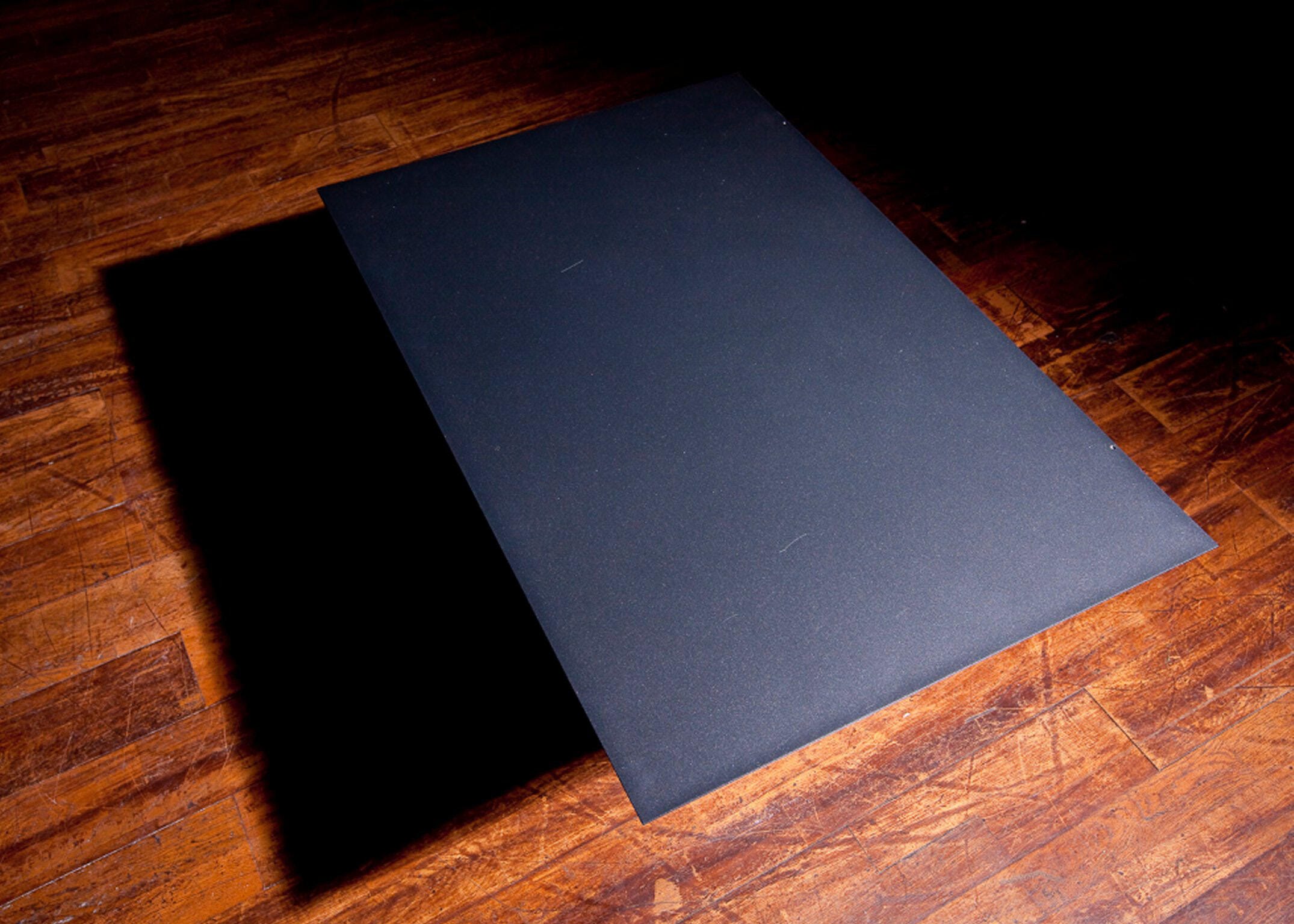Plaque de protection sol noir sablé EQUATION, l.100 cm x H.65 cm