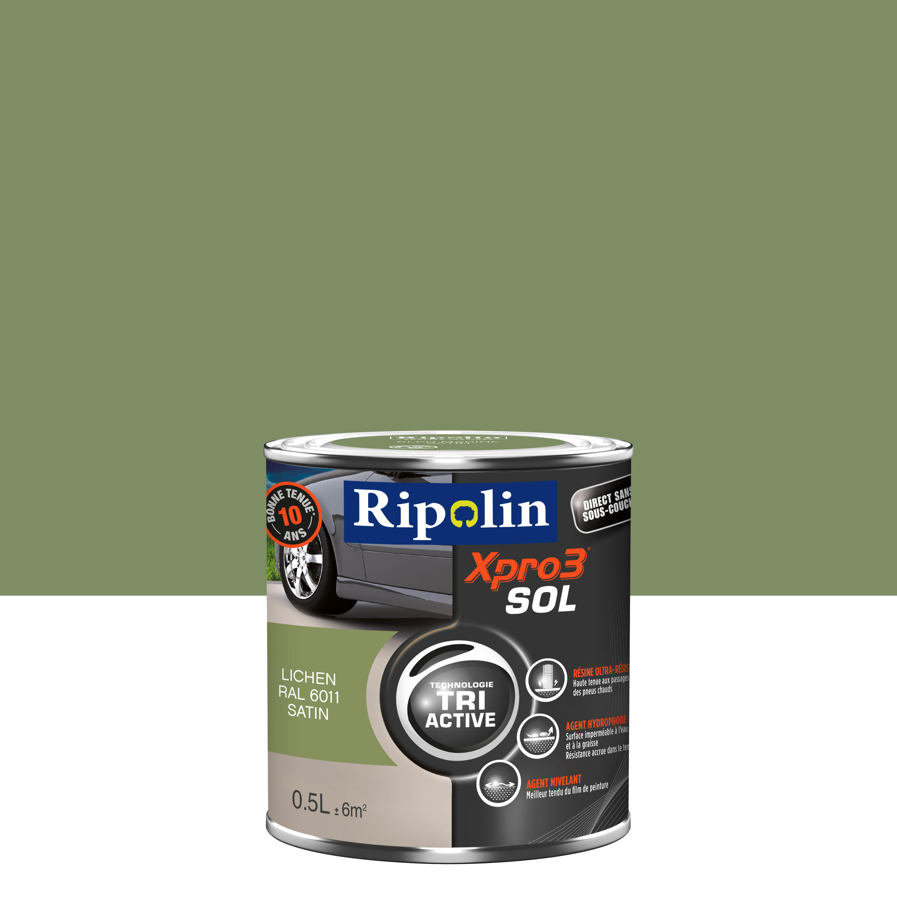 Peinture Sol Ext Rieur Xpro Ripolin Lichen Satin L Leroy Merlin