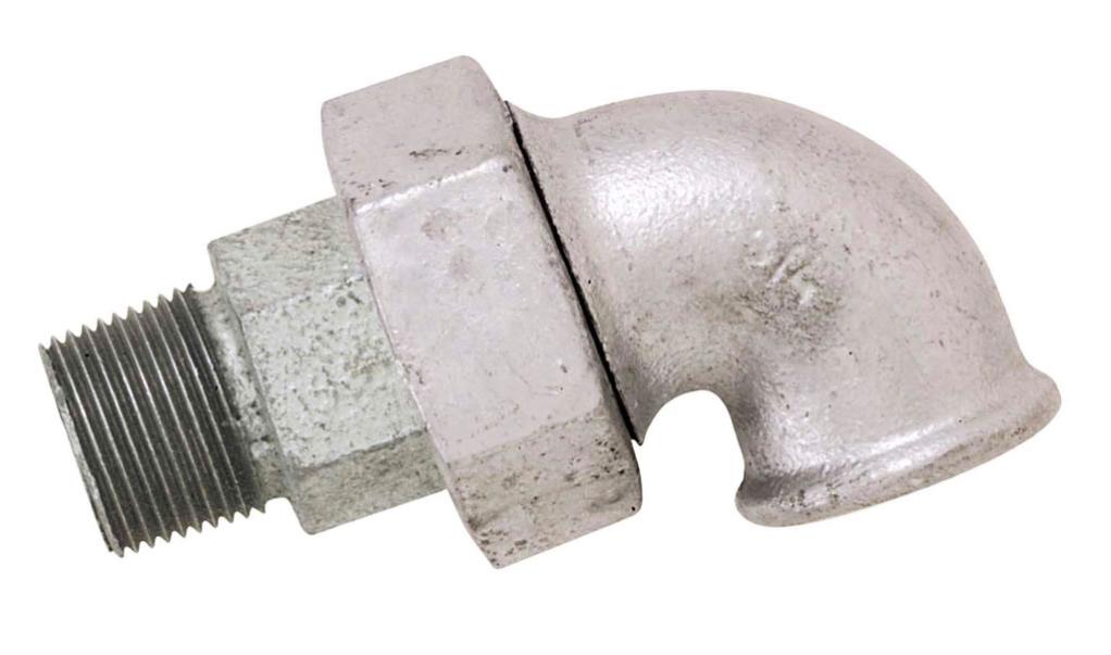Mamelon Fer Galvanisé Droit 20x27 Mm | Pour Liquides - Pression 7 Bar