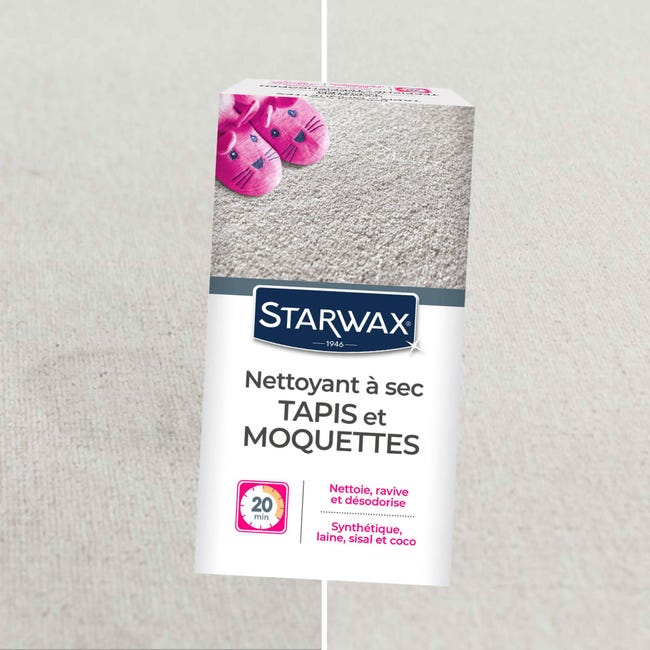 Nettoyant à sec tapis et moquette STARWAX 0.5 kg