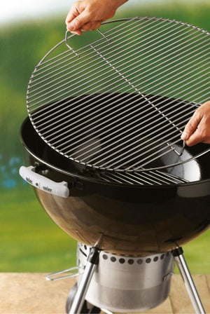 Plat de cuisson Weber - pour barbecues - acier inoxydable - Deluxe - Espace  Bricolage
