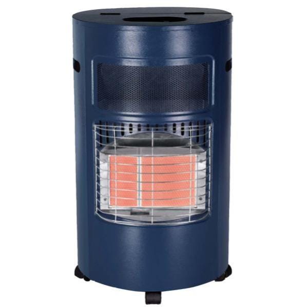 FAVEX - Chauffage d'appoint à gaz Ektor Fire - Intérieur - Brûleur Inox  Infra Bleu effet feu de