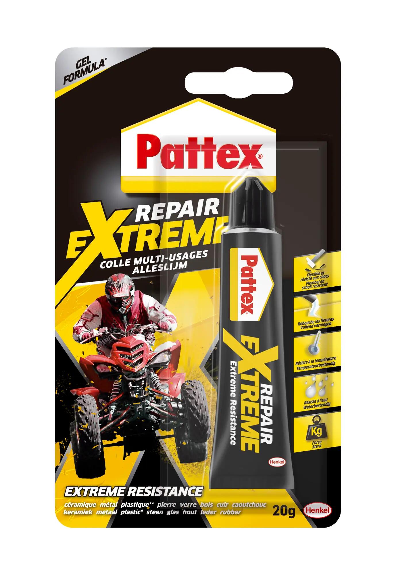 PATTEX - Colle Pattex multi-usages 20g - Colle Pattex tout usage idéale  pour les réparations ou les assembla - Livraison gratuite dès 120€