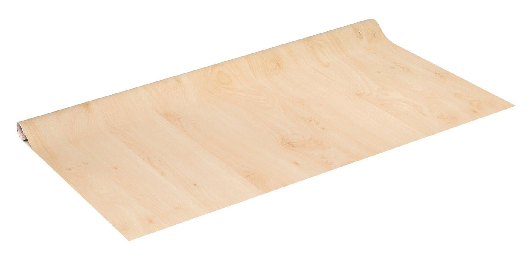 Papier adhésif pour meuble effet bois marron 60 cm x 3 m