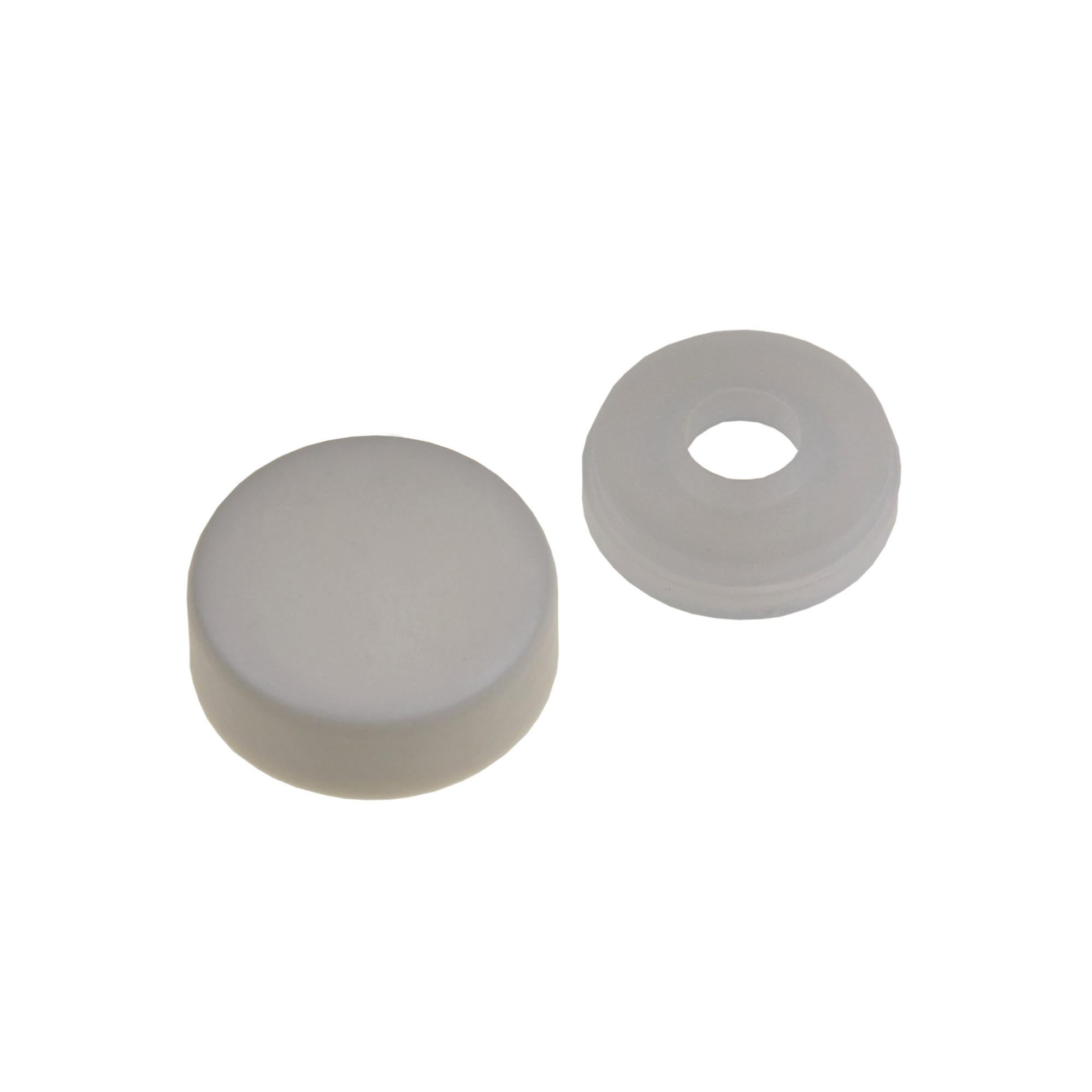 Lot De 20 Caches-vis Noirs En PVC - Diamètres 14 Mm Et 17,5 Mm