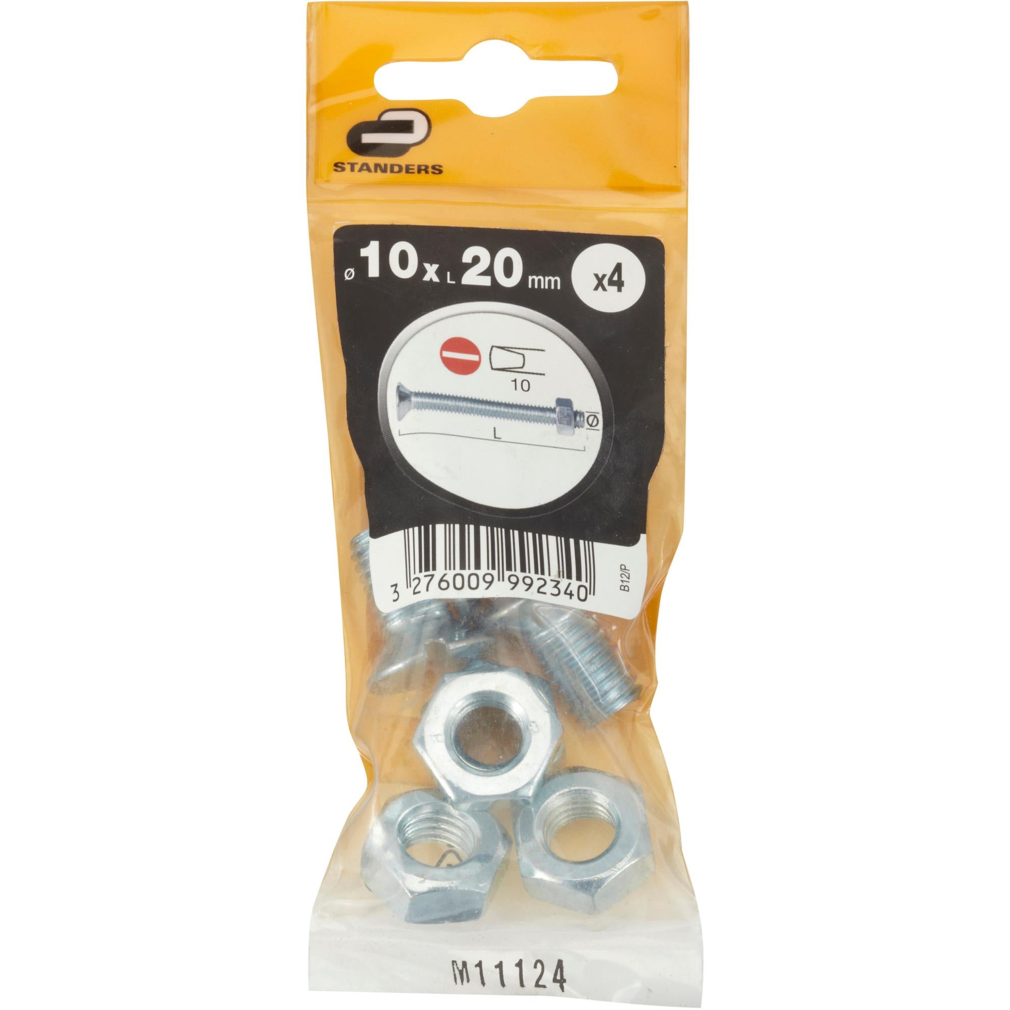 Lot De 10 Vis Autoperceuses Rifix – Tête Fraisée, Acier Zingué 4,2x25 Mm