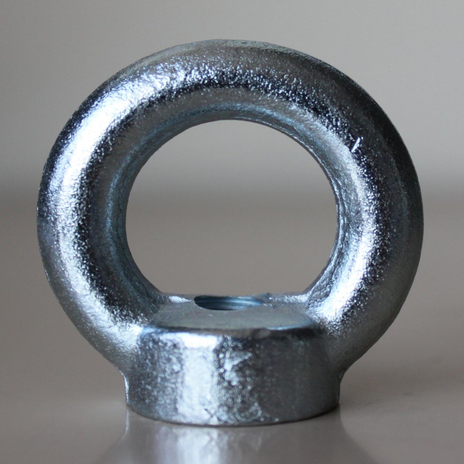 Anneau en métal - 10 cm de diamètre - Argent - Fabriquer son