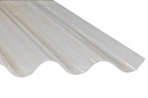 Plaque PVC HR translucide - M1 - Grande Onde - 5 1/2 - Largeur