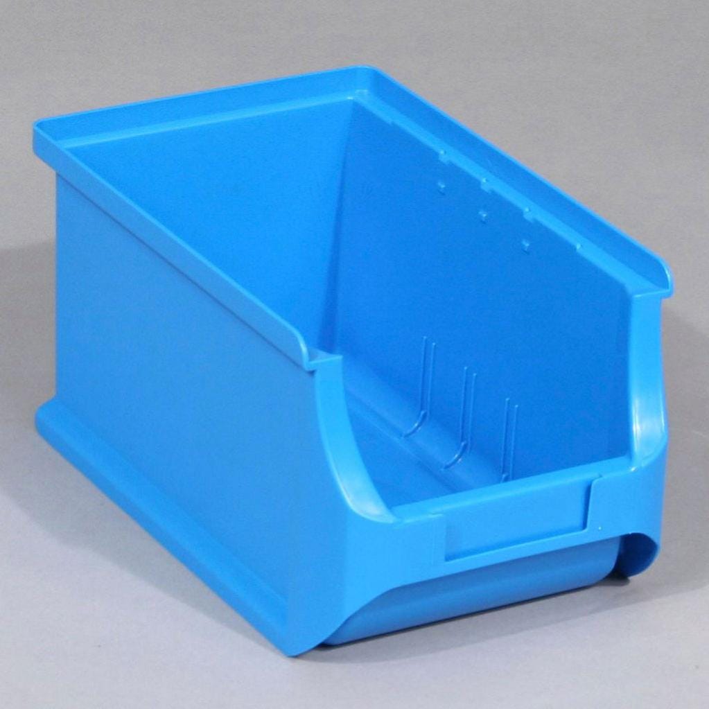 bac à bec plastique 500x310x145 mm, 21L bleu 