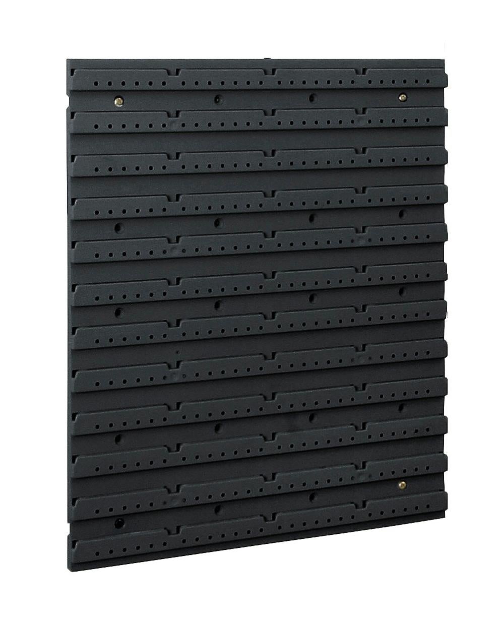 chifans Panneau de grille murale à clipser pour décoration et rangement,  3535 cm (noir)