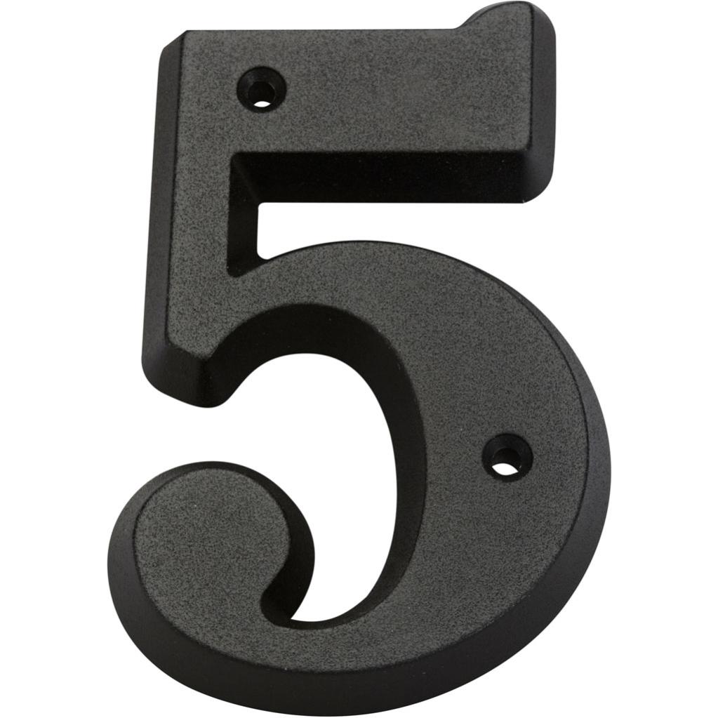 Chiffre 5 En Zamak Mat H 8 X L 4 5 Cm Leroy Merlin