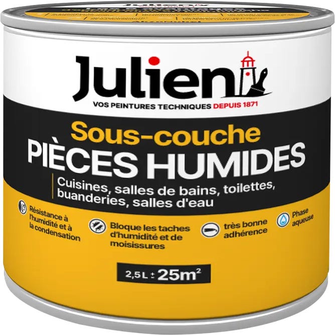 Julien - JULIEN Peinture anti-humidité - Peinture intérieure - Rue