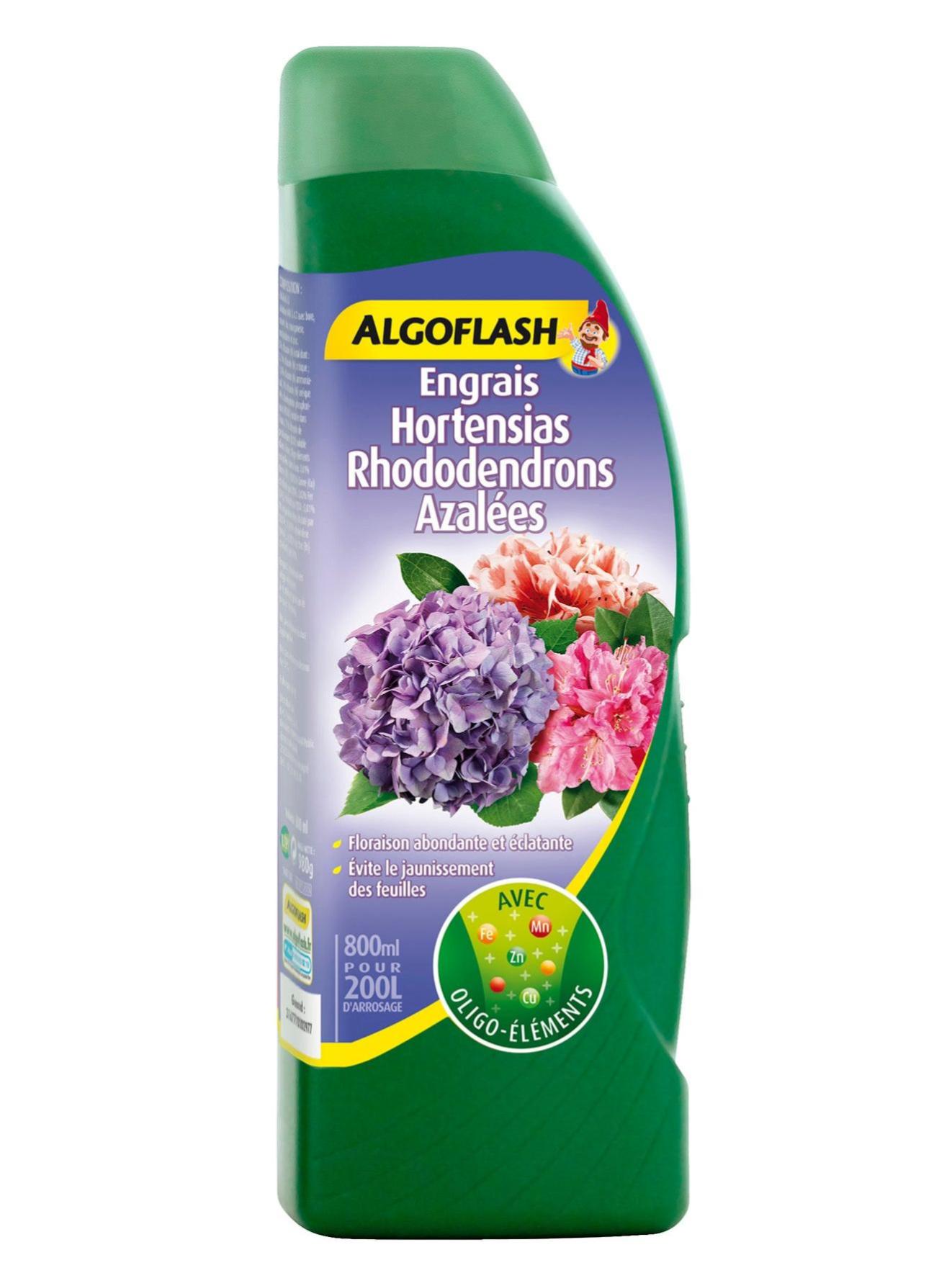 Engrais hortensias ALGOFLASH 800ml 200 m² | Leroy Merlin