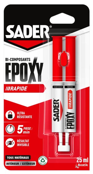 ARALDITE Rapide - Colle époxy bi composants haute performance à prise rapide