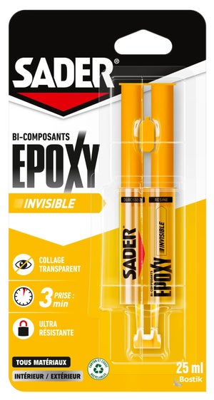 Colle Epoxy Bi Composant PEGATANKE Transparent 32GR pas cher 