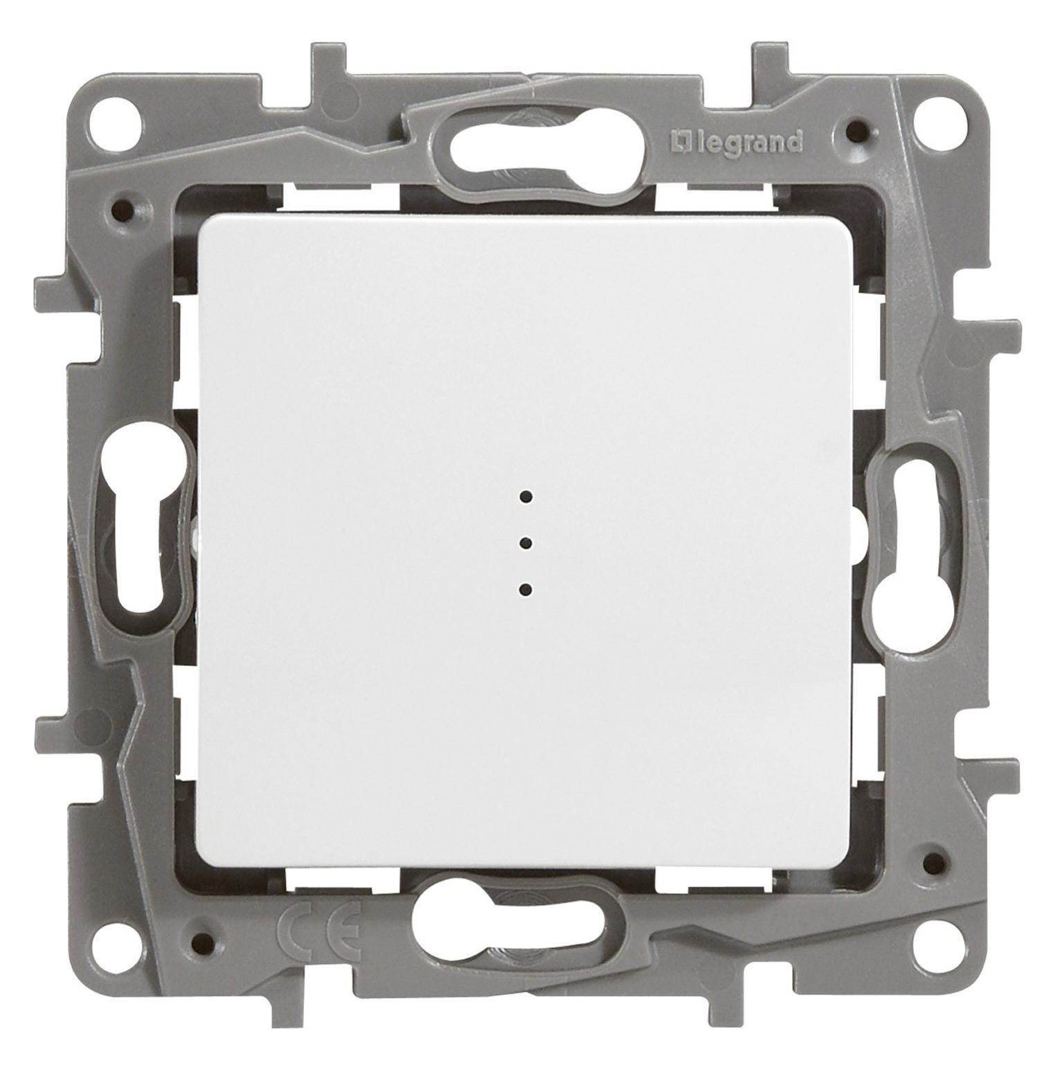 Legrand Voyant Témoin Ou Lumineux Interrupteur va-et-vient à voyant, témoin ou lumineux Niloé, LEGRAND, blanc | Leroy Merlin