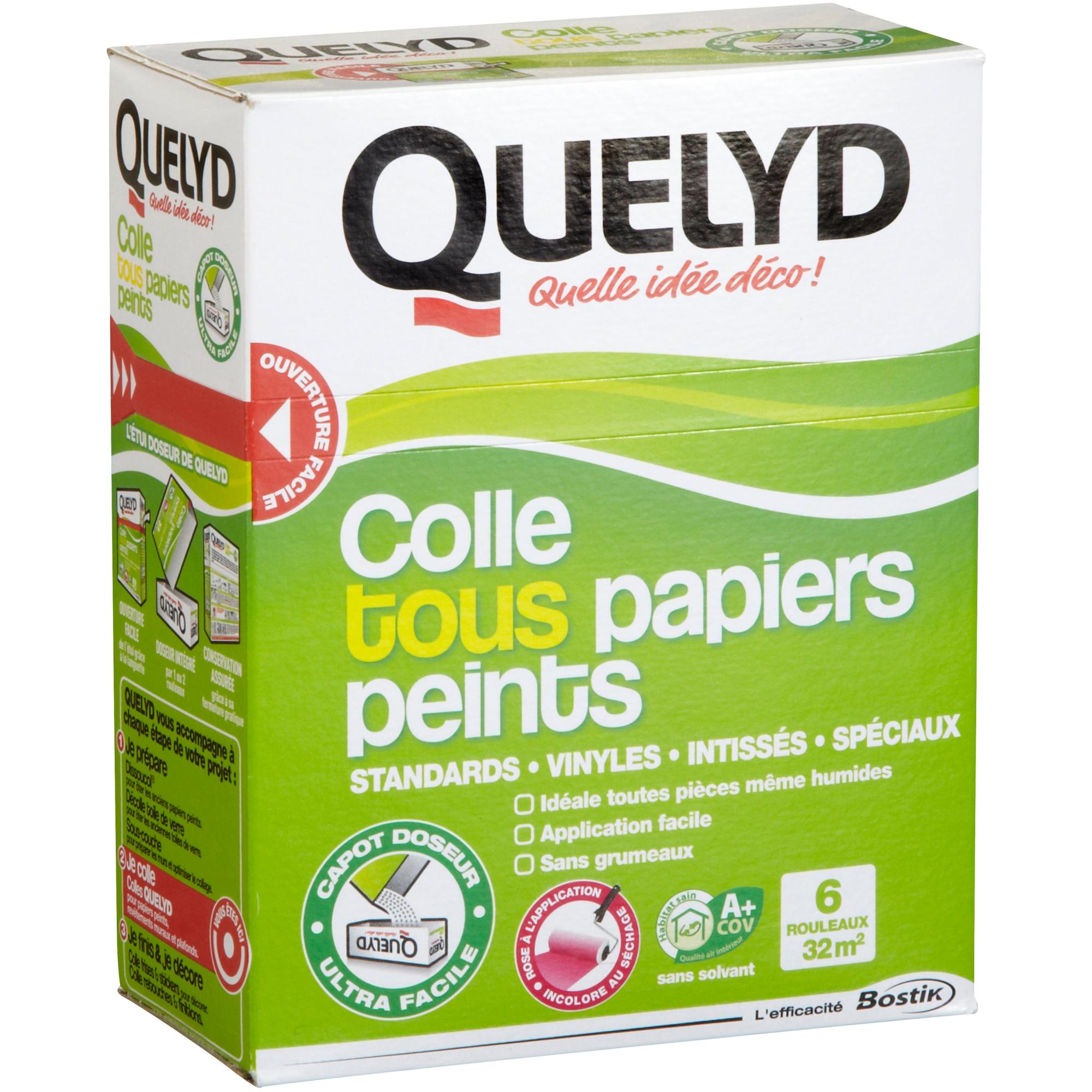 Colle Papier Peint Uhu 125g Dosage Eau Colle Poudre tous papiers peints QUELYD, 0.3 kg | Leroy Merlin